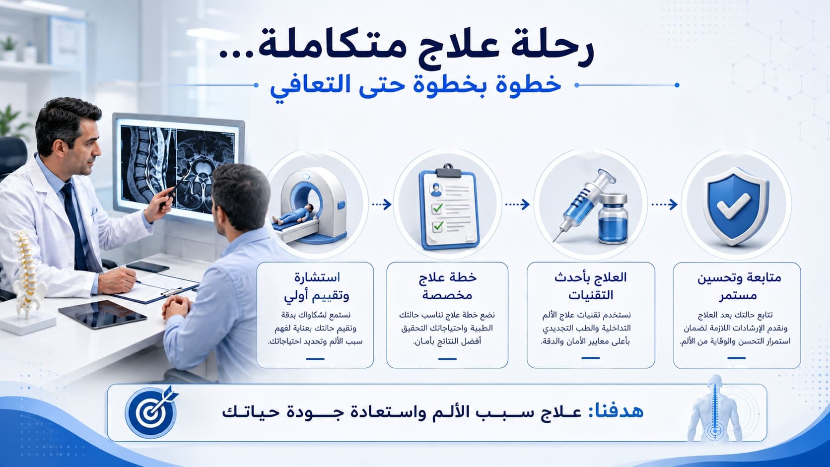 طبيب علاج الالم في مصر بدون جراحة