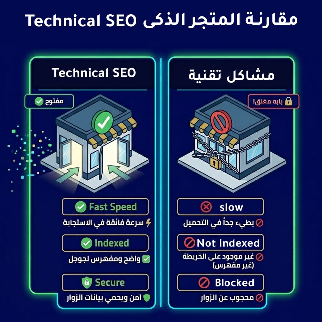 فوائد و مميزاتTechnical SEO