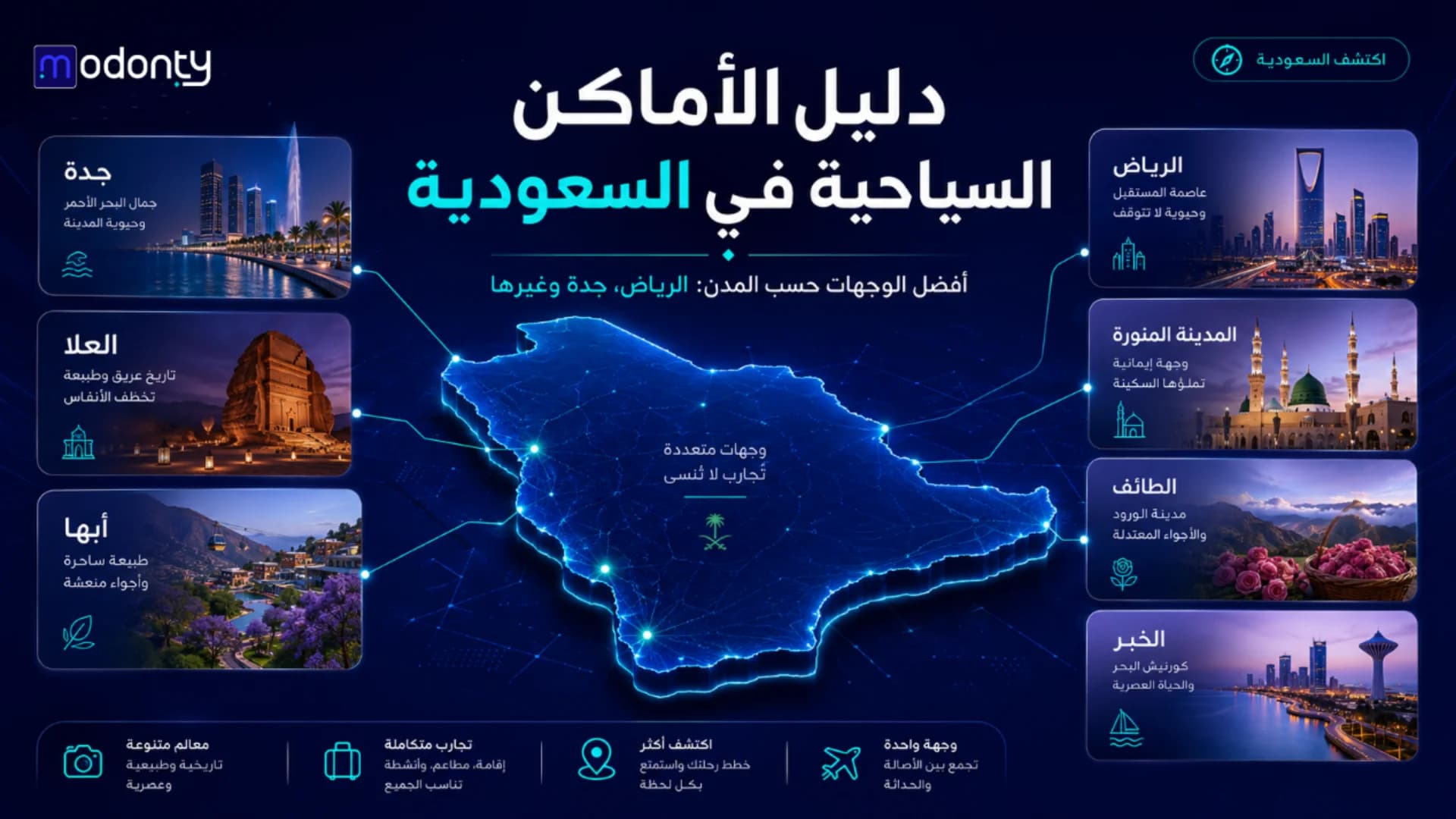 دليل الأماكن السياحية في السعودية