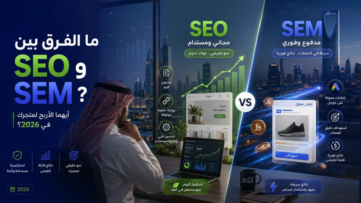 تعرف علي الفرق بين SEO و SEM