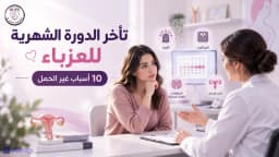 سبب تأخر الدورة الشهرية للعزباء: أهم 10 أسباب وماذا تفعلين عند تأخر الدورة