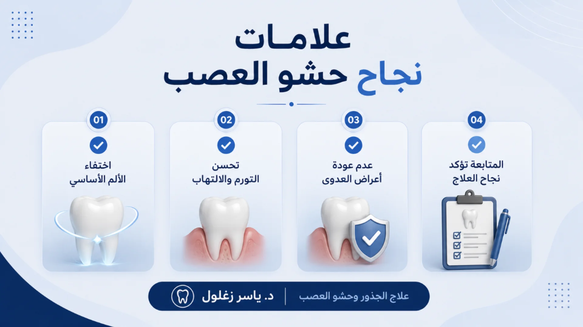 كيف اعرف ان حشو العصب ناجح ؟ وكيف تختار افضل طبيب حشو عصب في مصر