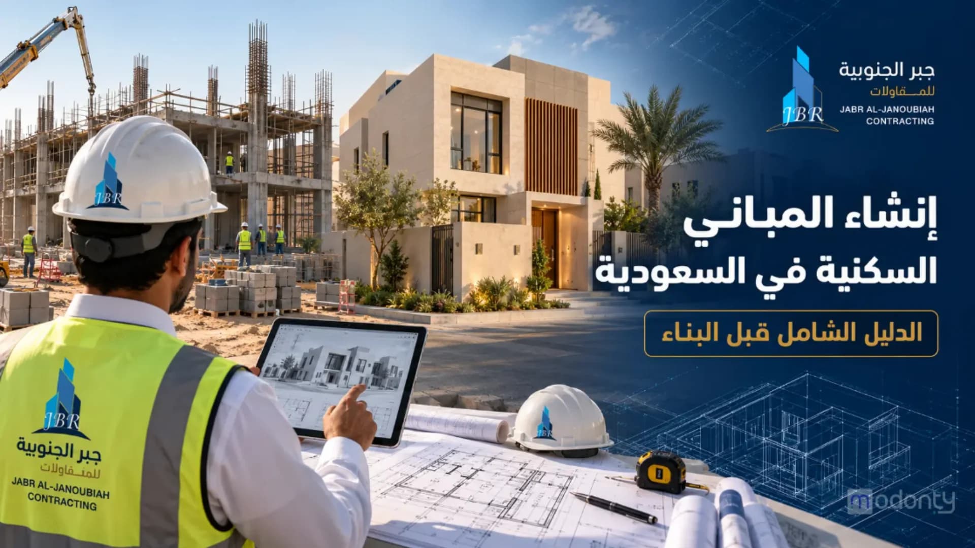 بناء وتطوير عقاري مميز بجدة بواسطة جبر الجنوبية للمقاولات