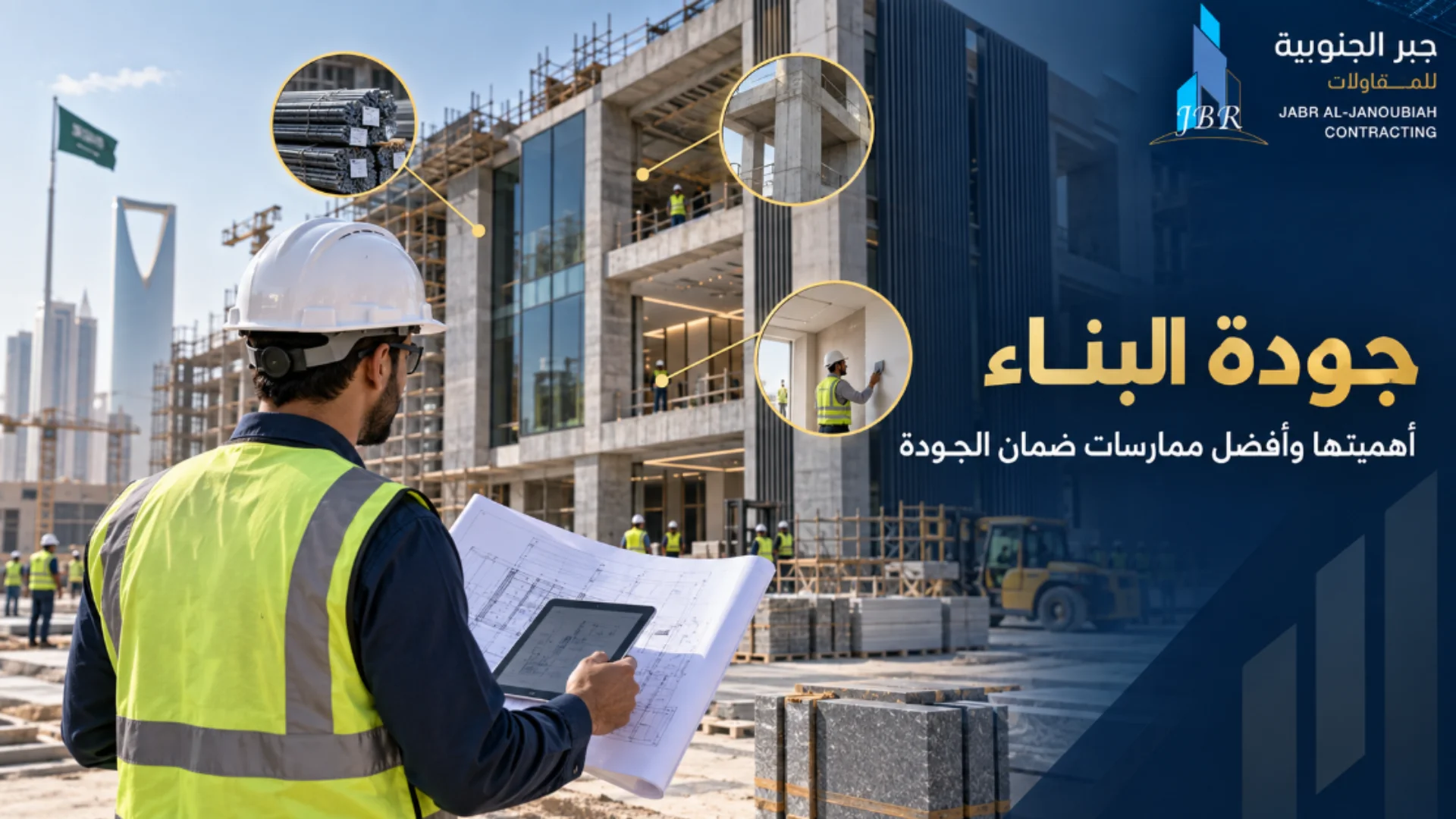 جودة البناء للمشاريع الإنشائية في جدة - شركة جبر الجنوبية للمقاولات بخبرة أكثر من 15 سنة