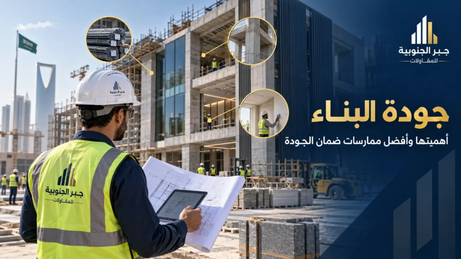 جودة البناء وضمان التنفيذ لمشاريع جدة الإنشائية بمعايير جبر الجنوبية