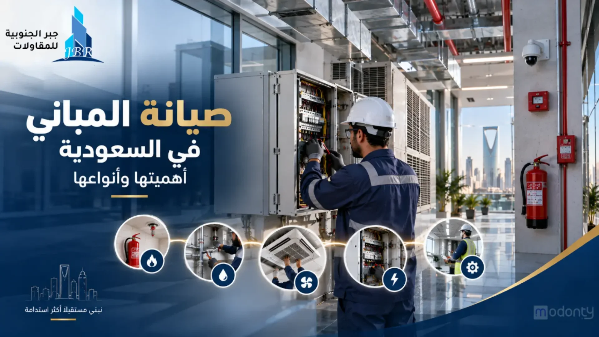 خدمات صيانة المباني المتكاملة في جدة من شركة جبر الجنوبية للمقاولات.