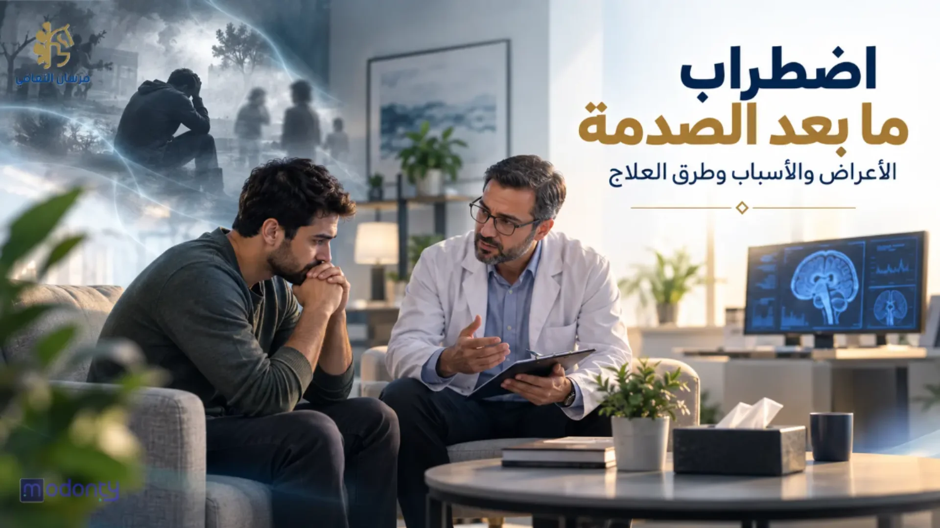 أعراض وأسباب وعلاج اضطراب ما بعد الصدمة (PTSD) من فرسان التعافي بالجيزة.