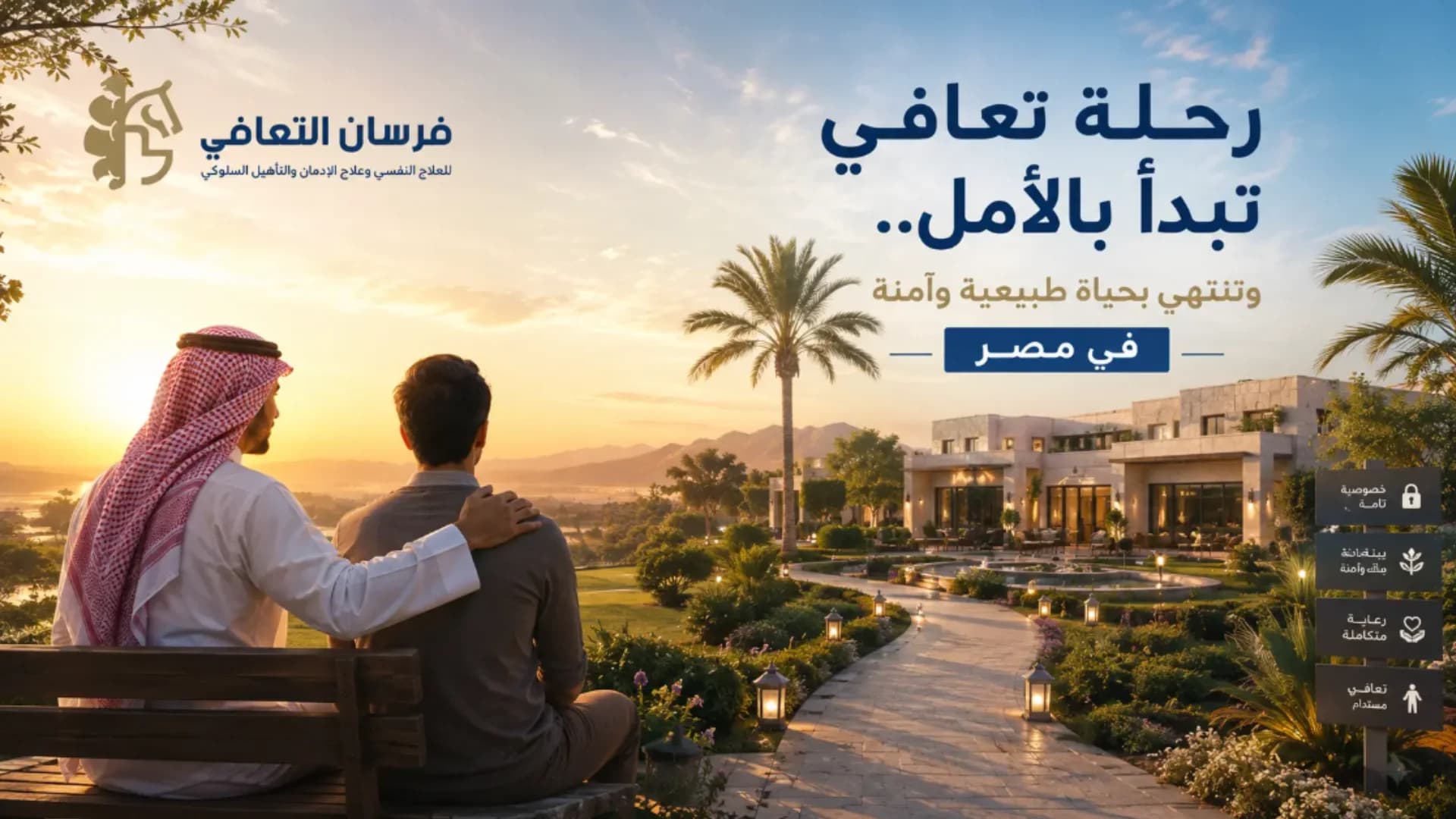 مؤسسة فرسان التعافي للعلاج النفسي وعلاج الإدمان والتأهيل السلوكي في الجيزة .