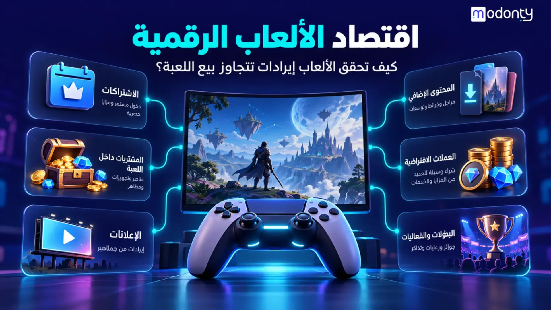 اقتصاد الألعاب الرقمية وكيف تحقق إيرادات