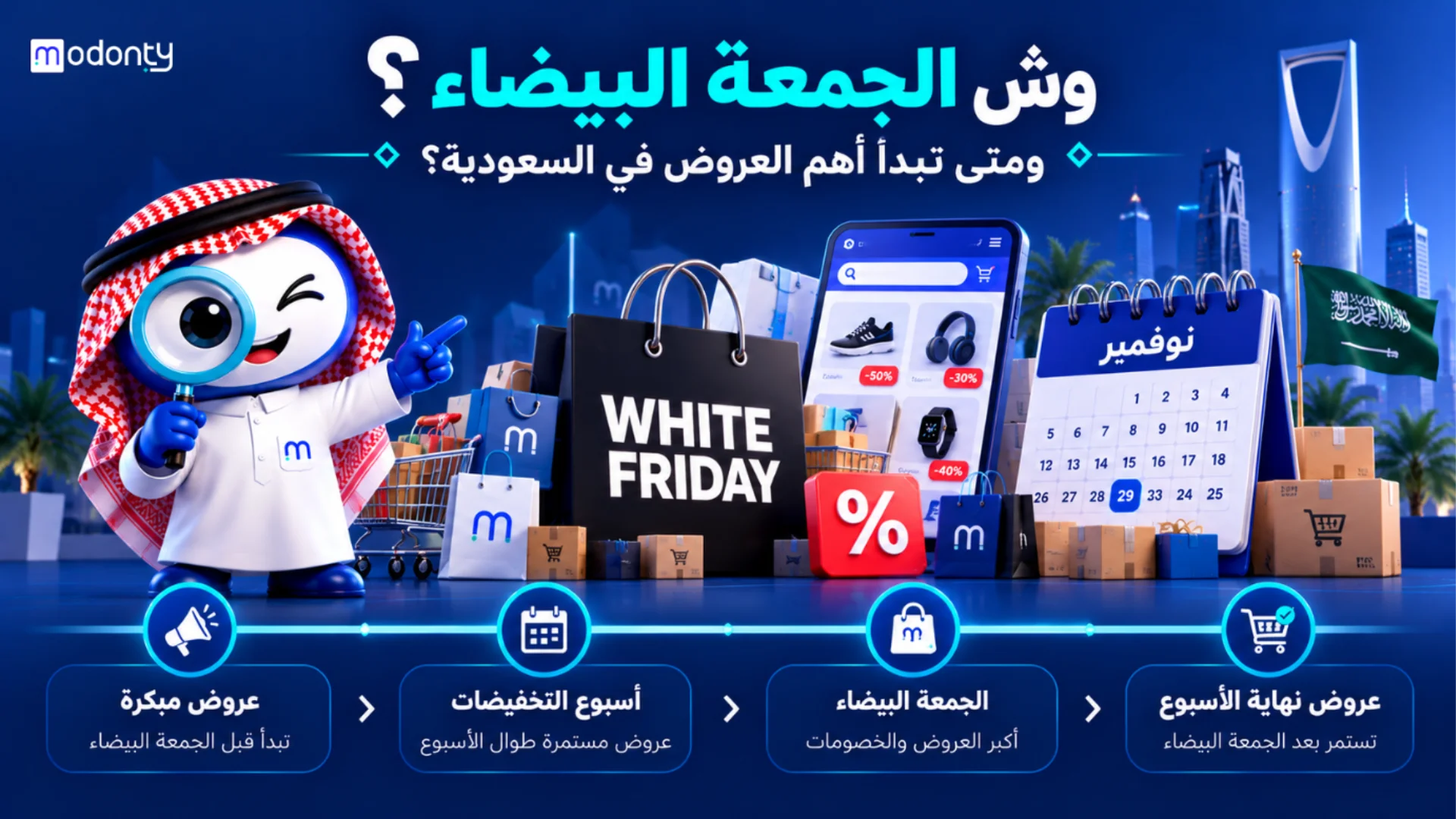 الجمعة البيضاء ومتى تبدأ العروض في السعودية