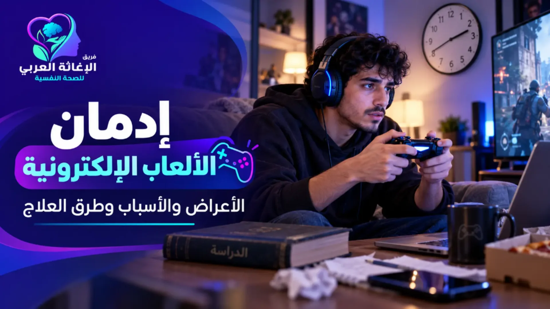 إدمان الألعاب الإلكترونية وأعراض الإفراط في اللعب وتأثيره على الصحة النفسية