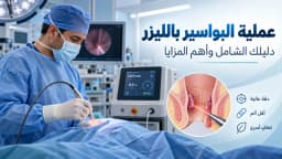 عملية البواسير بالليزر: الخطوات والمميزات والفرق بينها وبين الجراحات التقليدية