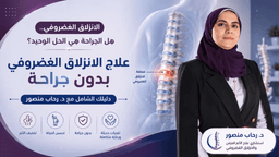 علاج الانزلاق الغضروفي بدون جراحة: دليلك الشامل للتخلص من الألم مع د. رحاب منصور