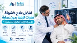 افضل علاج خشونة فقرات الرقبة بدون عملية وعلاج خشونة الرقبة بحقن البلازما PRP في مصر