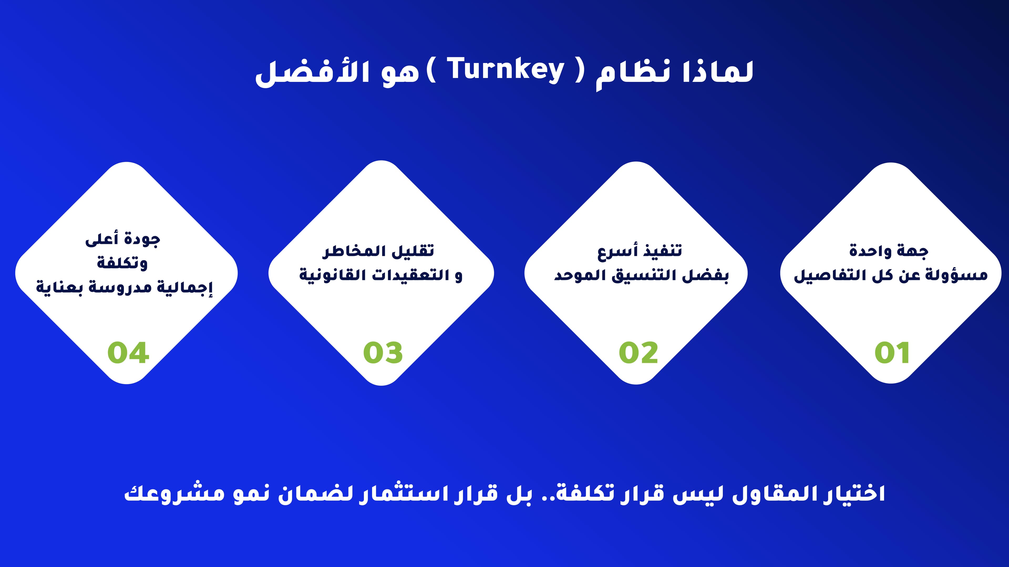 مميزات اختيار المقاول