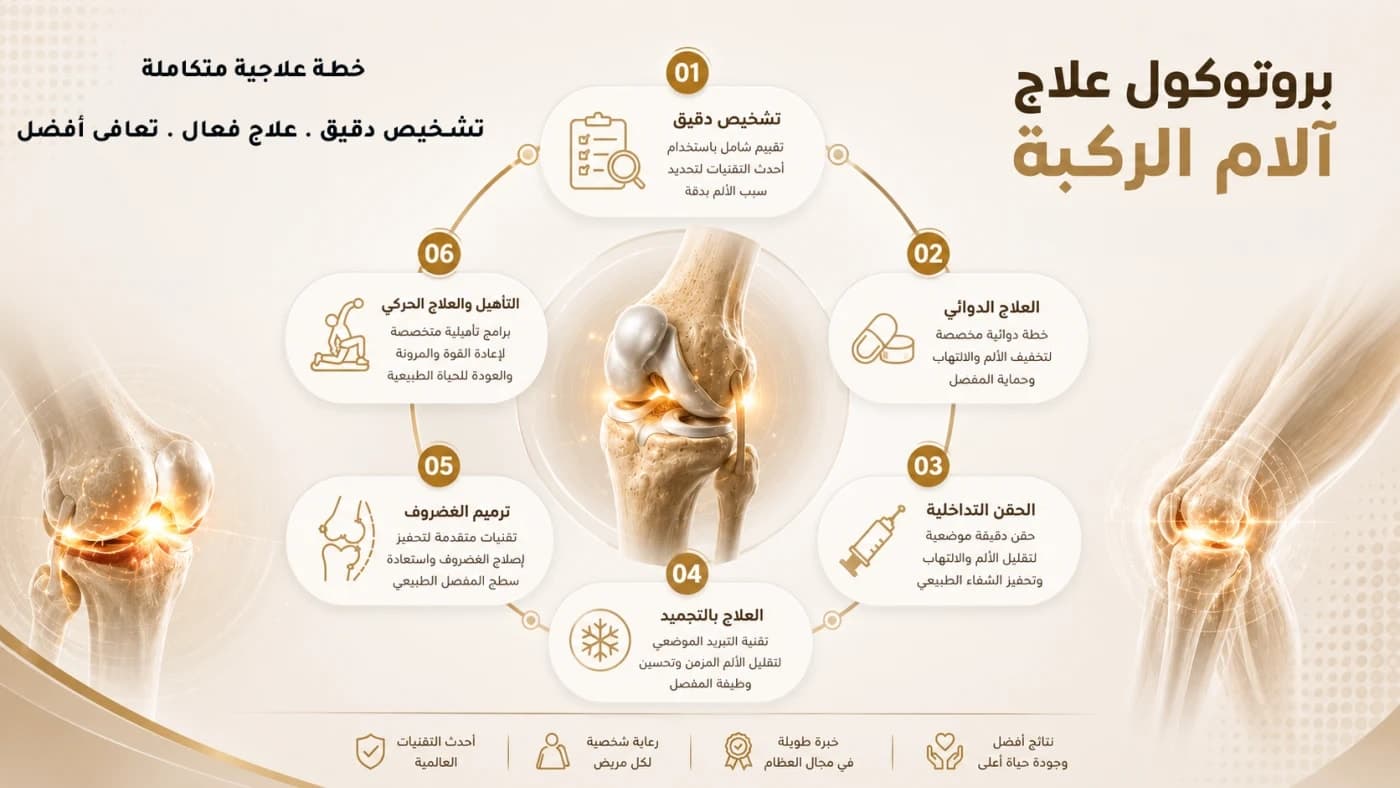 برتكول علاج اللام الركبة